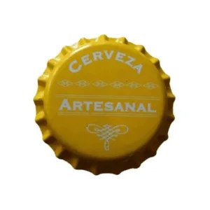 Tapas 26 mm amarillas par Cerveza Artesanal