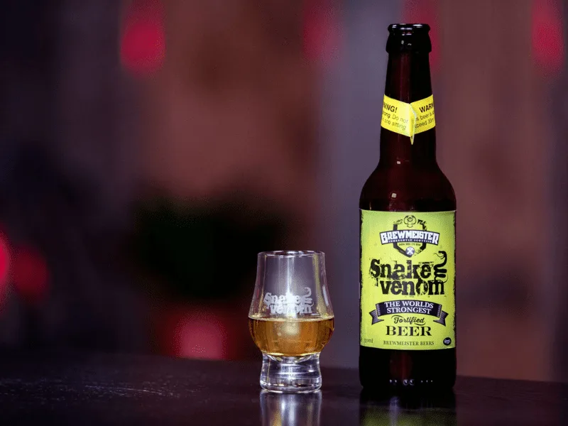 Snake Venom, la cerveza con más grado de alcohol Snake Venom, la cerveza más potente y fuerte del mundo