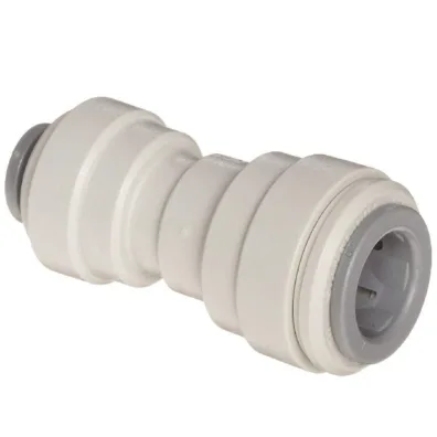 Conector Rápido Recto Plastico 3/8" x 3/8"