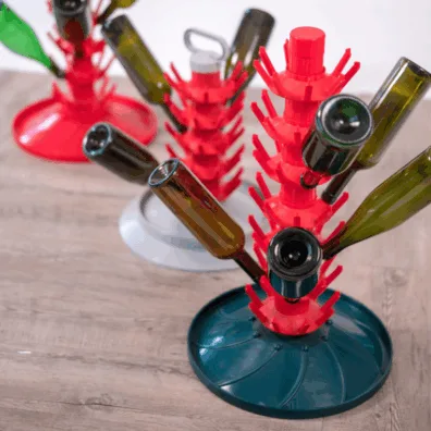 Rack Escurridor de Botellas Fijo