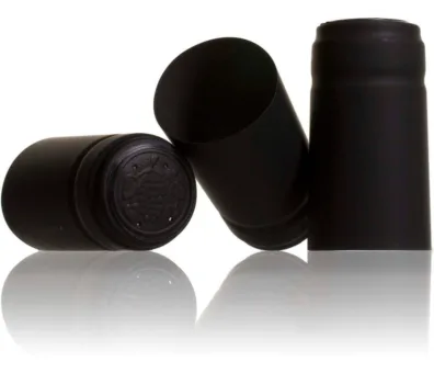 Cápsulas Termocontraíbles para Vino - Negras