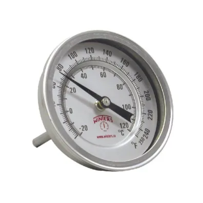 Termómetro de Acero Inoxidable Escalo de 0 - 100 °C Winters