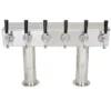 Columna Chopera Modelo T con 8 canillas choperas