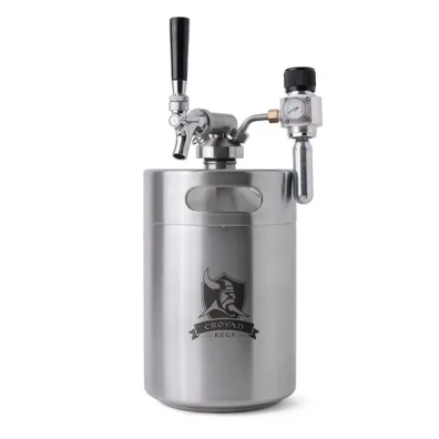 Mini Barril de 5 litros de Cerveza Crovan