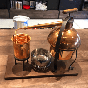 Destilador de Cobre de 3 litros con Termómetro Destilador de Cobre - Alambique 1