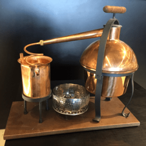 Destilador de Cobre de 3 litros con Termómetro Destilador de Cobre - Alambique 2