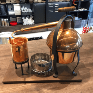 Destilador de Cobre de 3 litros con Termómetro Destilador de Cobre - Alambique