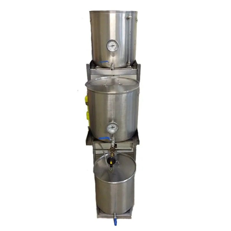 Equipo de Cerveza Artesanal 30 Litros x batch Modelo Torre Equipo de Cerveza Artesanal Profesional 30 litros - Modelo Torre