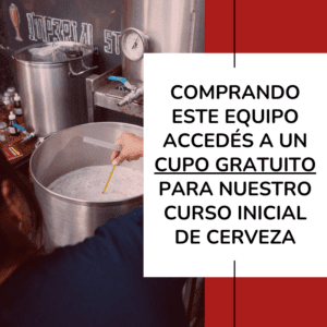 Equipo de Cerveza Artesanal 50 Litros Estándar Equipos Hobby Curso Inicial de Cerveza
