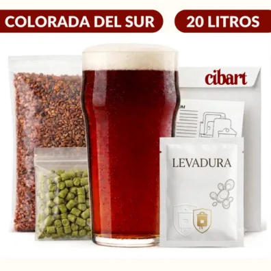 Kit de Insumos para Cerveza Colorada del Sur