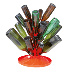 Rack Escurridor de Botellas Giratorio de 45 Posiciones