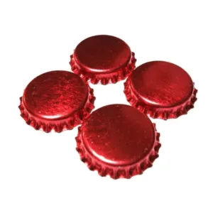 Tapas Coronas Rojas 26 mm para Cerveza Artesanal