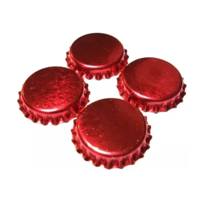 Tapas Coronas Rojas 26 mm para Cerveza Artesanal