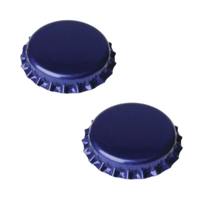 Tapas Corona Lisas Azules x 100 Unidades