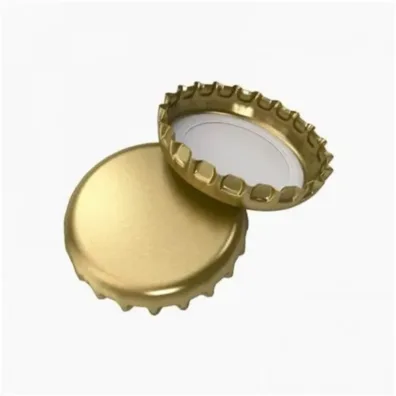 Tapas para botellas de champagne 29 mm doradas