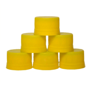 Tapas Plásticas a Rosca Amarillas x 45 unidades