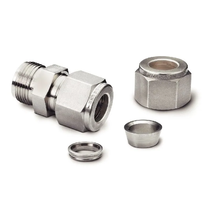 Entrerosca de 1/2" x 3/8"+ Virola + Tuerca Entrerosca + Virola + Tuerca