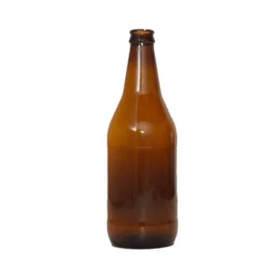 Botella de vidrio en presentación de un pallet