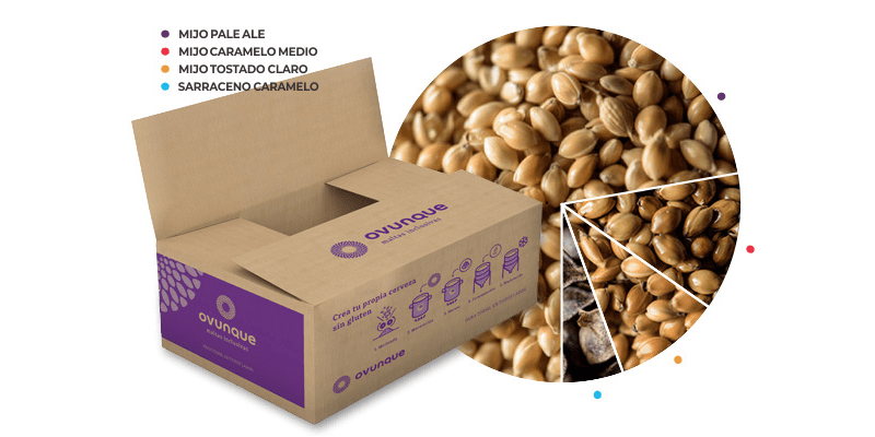 Cerveza libre de Gluten: Kit de Insumos Kit Caramel Amber Ale