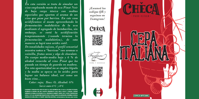 Mosto de Uva para tu Cerveza Mosto de Uva Cepa Italiana