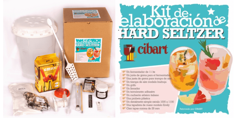 Hard Seltzer, una opción saludable Kit de Elaboración Hard Seltzer