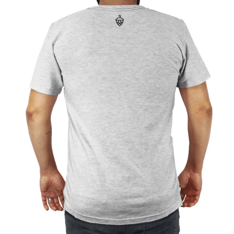 Remera Cervecera Pulpo Remera Pulpo Gris Claro Dorsal