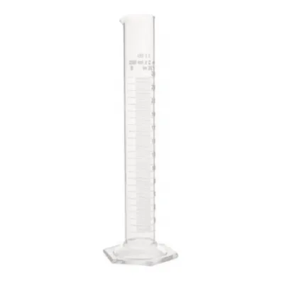 Probeta Graduada de Plástico 250 ml Importada