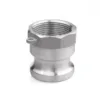 Acople Rápido Macho 1/2" Salida Rosca Hembra 1/2 Aluminio Acople Rápido Macho 12 Salida Rosca Aluminio