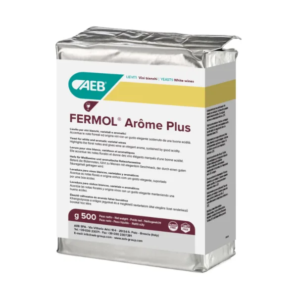 Levadura para Vino Blanco Fermol Arome Plus AEB x 500 grs