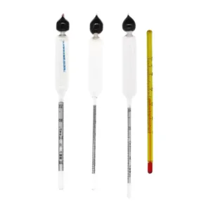 Set de Alcoholímetros premium con Termómetro