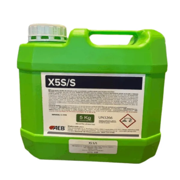 Detergente X5S/S Alcalino AEB x 5 kg