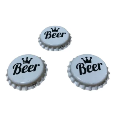 Tapas Corona Logo Beer Corona Blanco x 100 Unidades