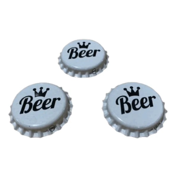 Tapas Corona Logo Beer Corona Blanco x 100 Unidades