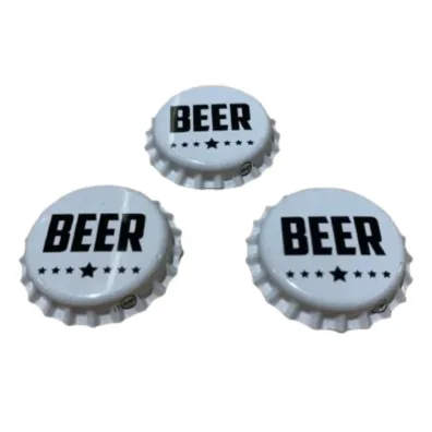 Tapas Corona Logo Beer Stella Blanco x 100 Unidades