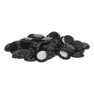 Tapas Corona Lisas Negras x 100 Unidades Tapas Corona Lisas Negras x 100 Unidades