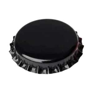 Tapas Corona Lisas Negras x 100 Unidades