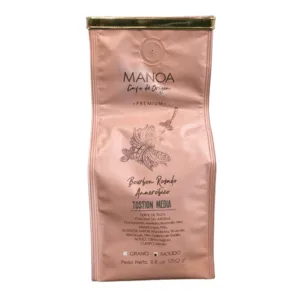 Café Tostado en Grano Manoa Bourbon Rosado x 250 grs
