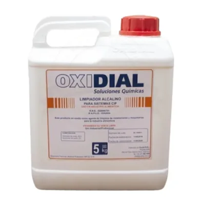Detergente Alcalino x 5 Kg Oxidial